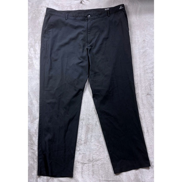 adidas Other - Adidas Golf Pants Men 40x32 Black Performance Flat Front Trousers